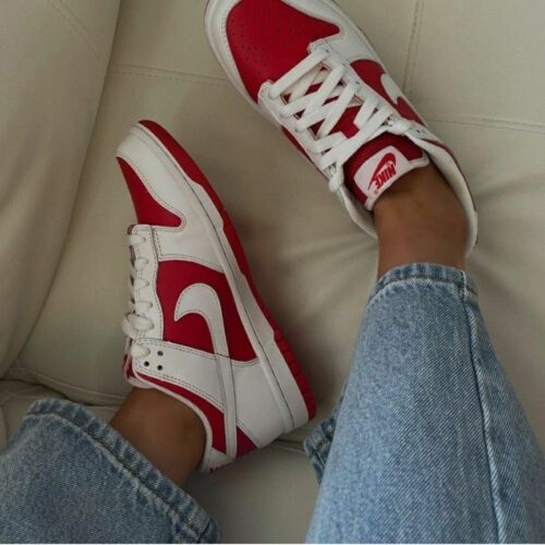 On-foot of the Air Nike Dunk Low