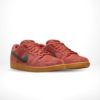 Angled front view of a full pair of Nike Dunk Low