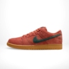 Medial side view of the Air Nike Dunk Low