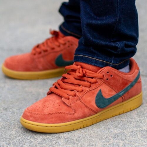 On-foot of the Air Nike Dunk Low