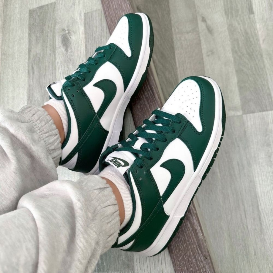 On-foot of the Air Nike Dunk Low
