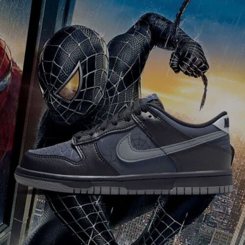 Nike Dunk Low Symbiote Black Smoke Grey - Image 7