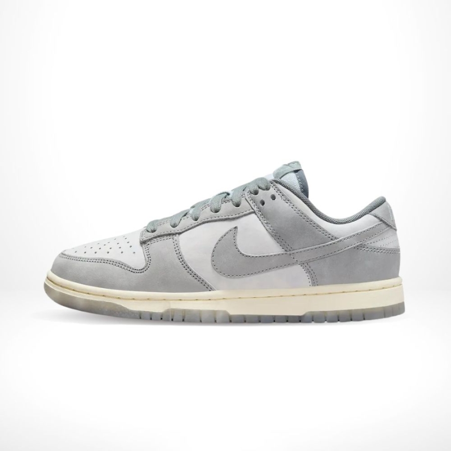 Angled front view of a full pair of Nike SB Dunk Low