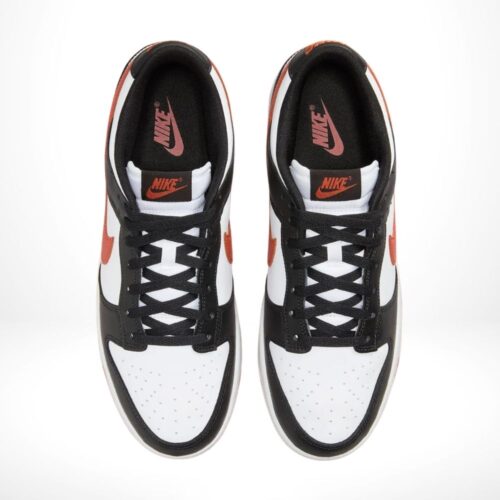 Top-down view of the Air Nike Dunk Low