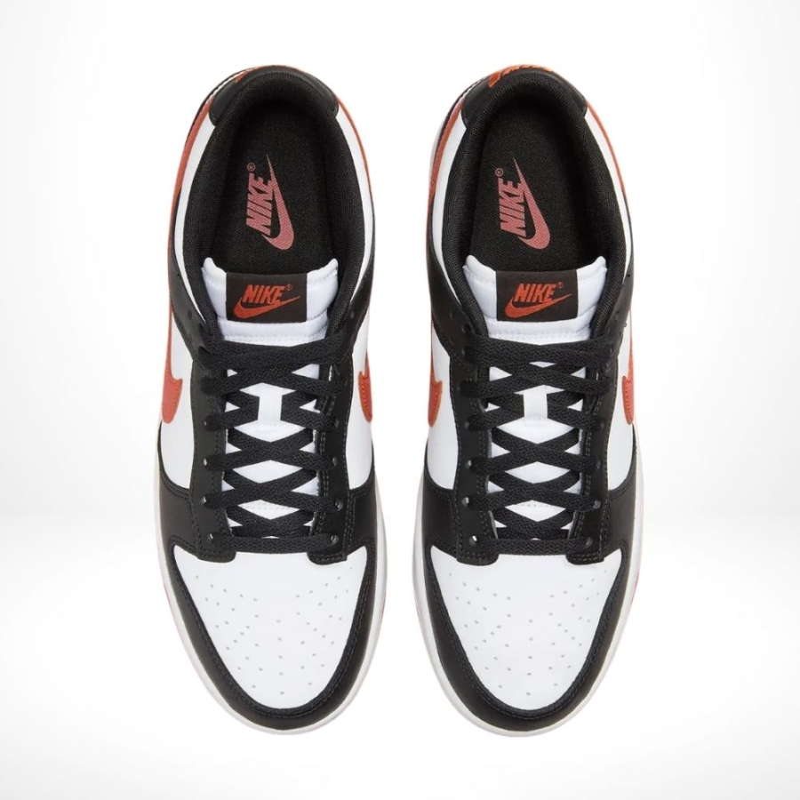 Top-down view of the Air Nike Dunk Low