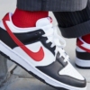 On-foot of the Air Nike Dunk Low