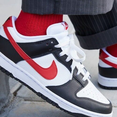 On-foot of the Air Nike Dunk Low