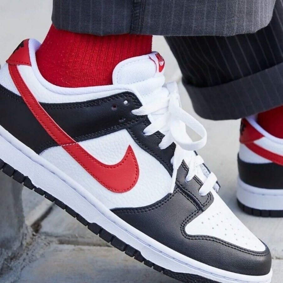 On-foot of the Air Nike Dunk Low