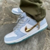 On-foot of the Air Nike Dunk Low