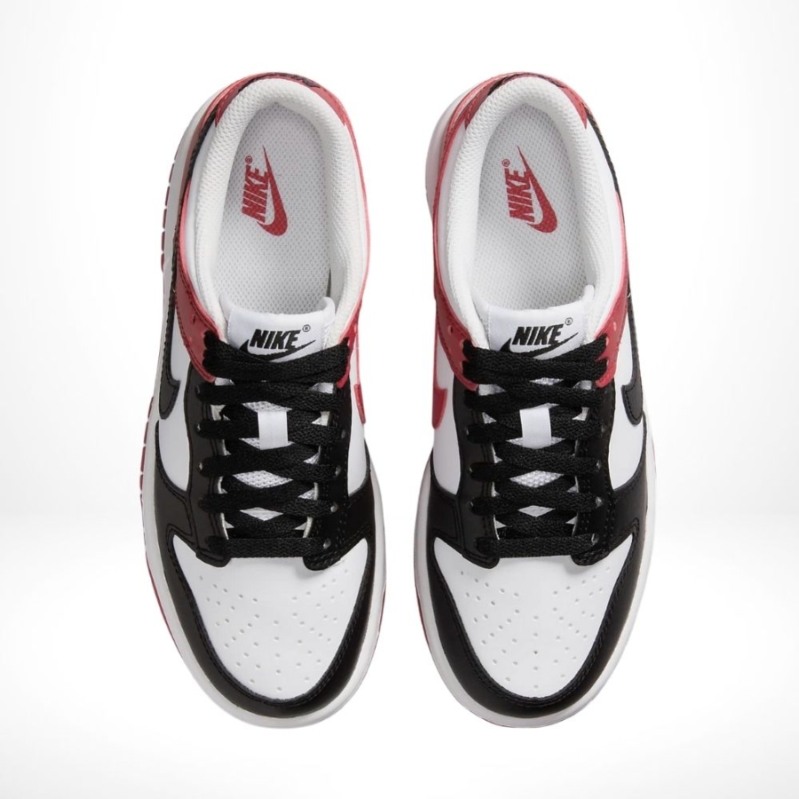 Top-down view of the Air Nike Dunk Low