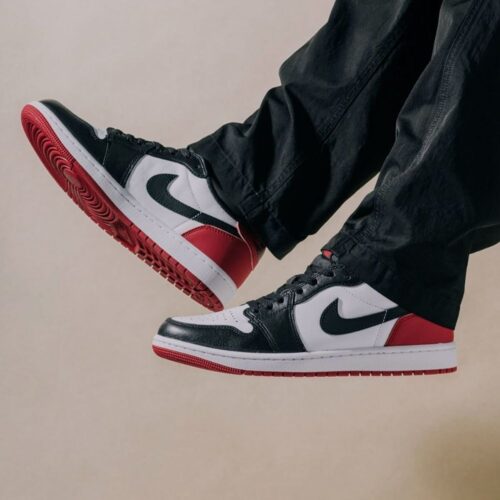 On-foot of the Air Nike Dunk Low