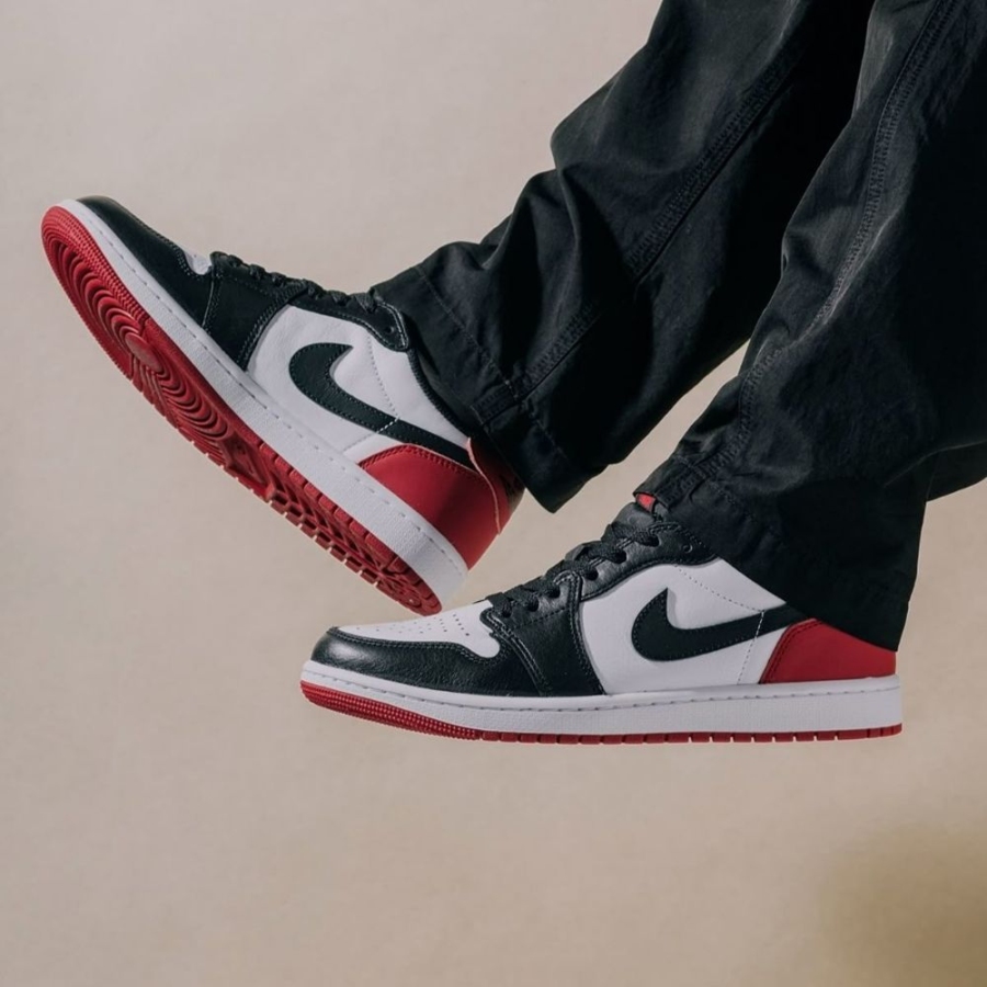 On-foot of the Air Nike Dunk Low