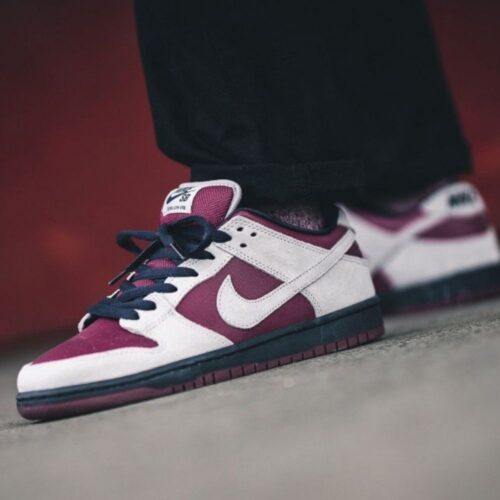 On-foot of the Air Nike Dunk Low