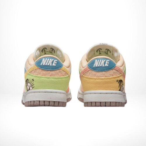 Rear view of the Air Nike Dunk Low