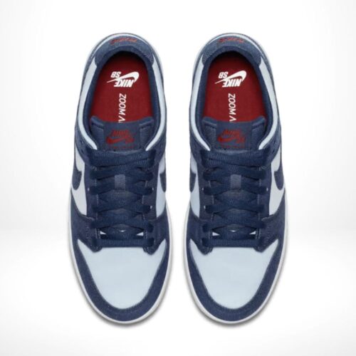 Top-down view of the Air Nike Dunk Low