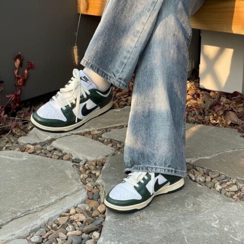 On-foot of the Air Nike Dunk Low