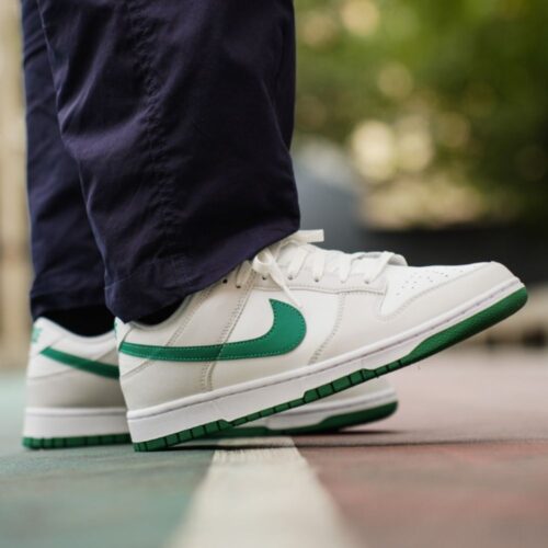 On-foot of the Air Nike Dunk Low
