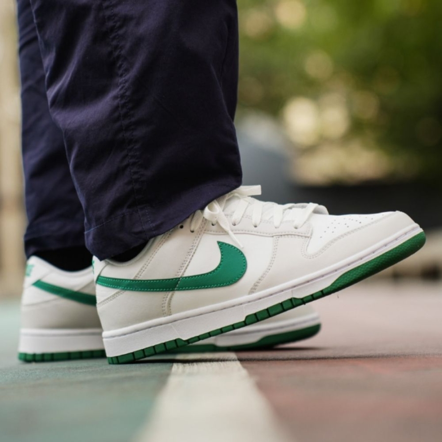 On-foot of the Air Nike Dunk Low