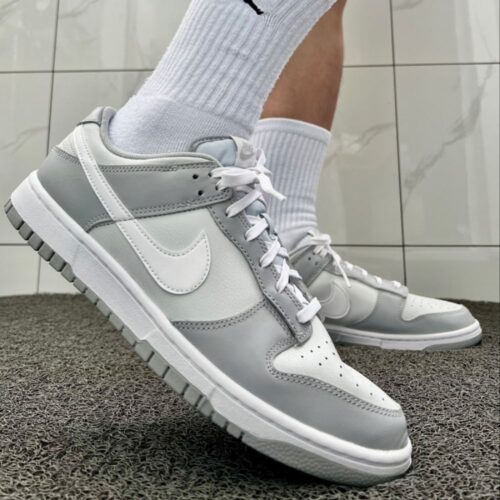 On-foot of the Air Nike Dunk Low