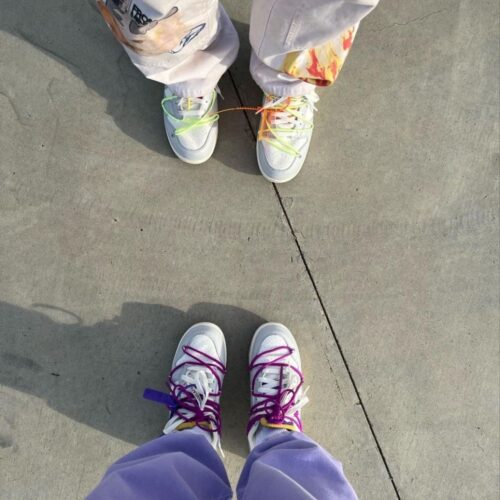 On-foot of the Air Nike Dunk Low