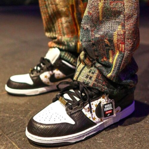 On-foot of the Air Nike Dunk Low