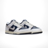 Angled front view of a full pair of Nike SB Dunk Low