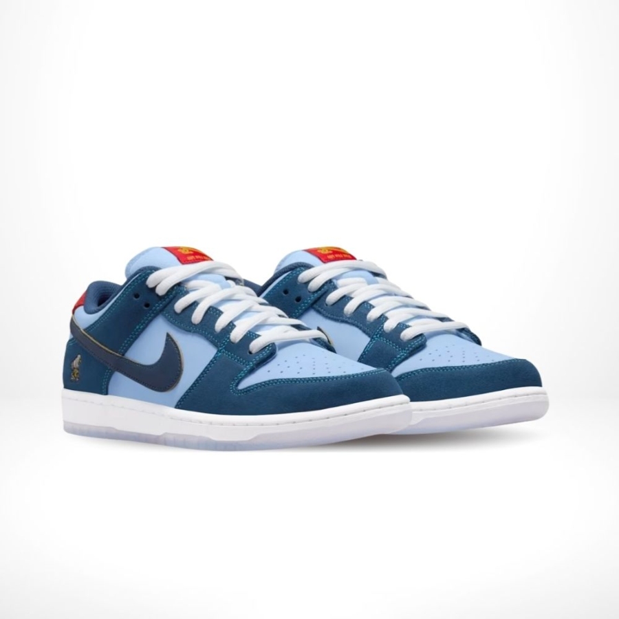 Nike SB Dunk Low Pro White So Sad Coastal Blue Light - Image 2