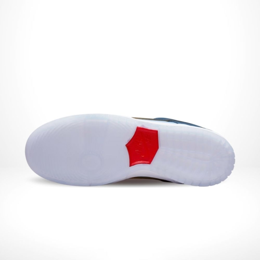Bottom view of the Nike SB Dunk Low