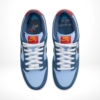 Top-down view of the Nike SB Dunk Low