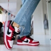 On-foot of the Nike SB Dunk Low