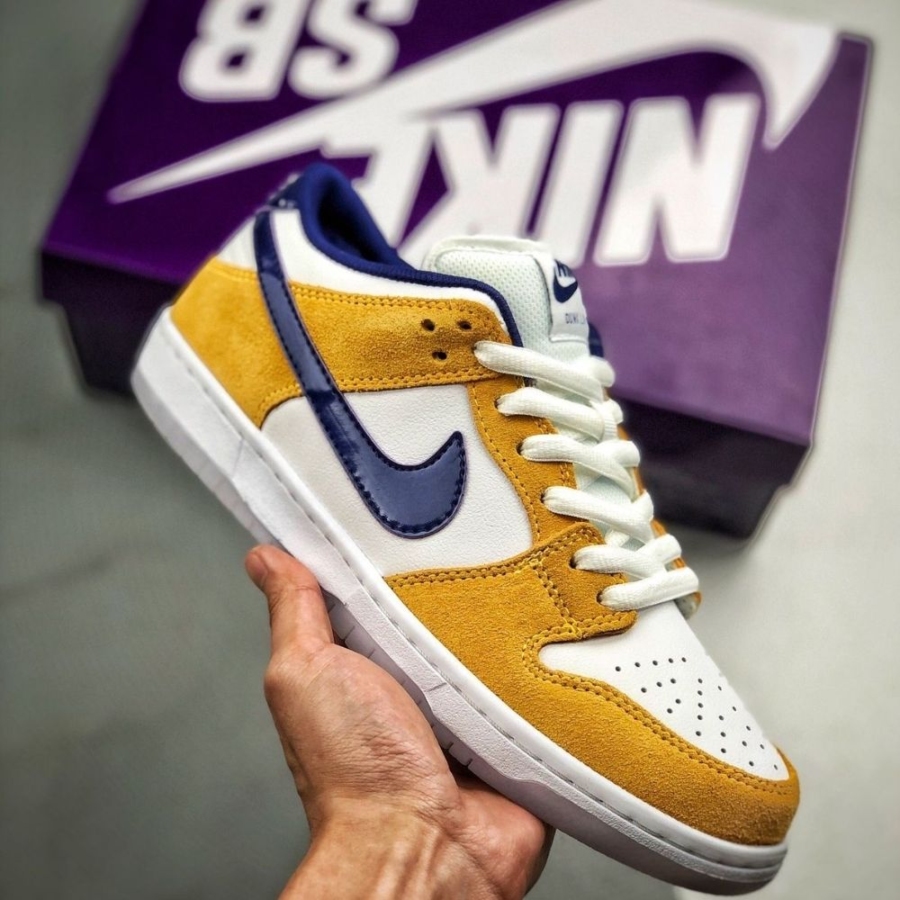 Nike SB Dunk Low Pro Laser Orange White - Image 7