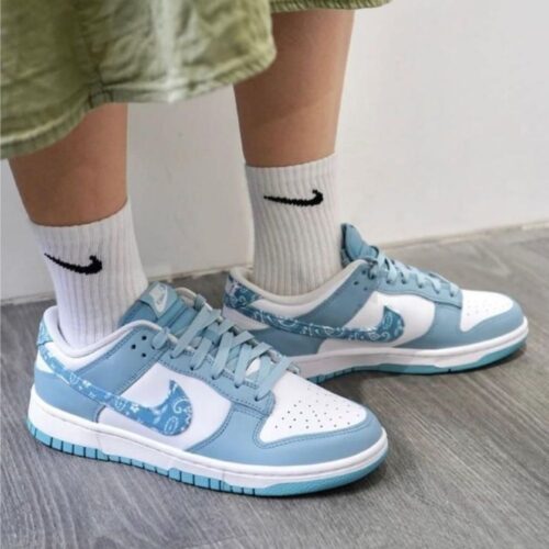 On-foot of the Air Nike Dunk Low
