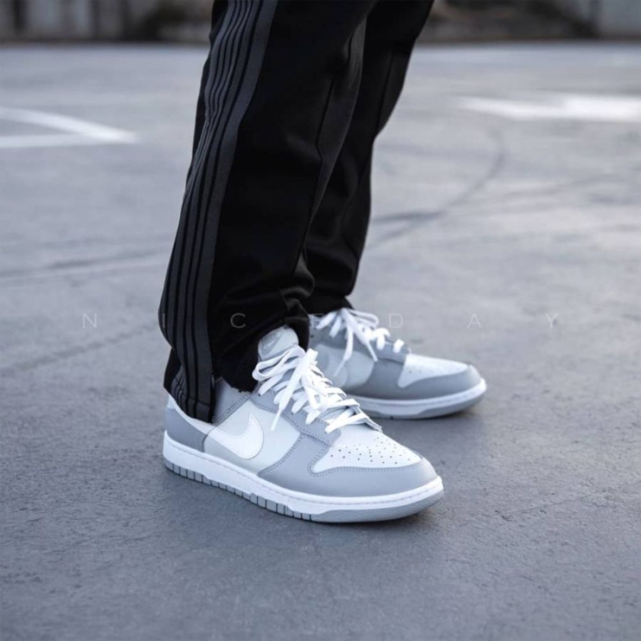 On-foot of the Air Nike Dunk Low