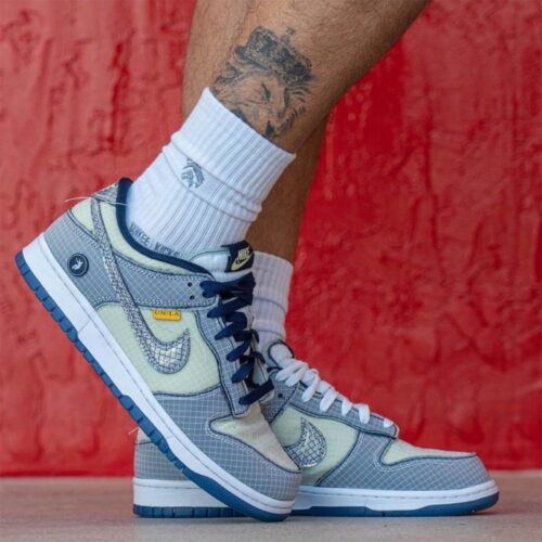 On-foot of the Air Nike Dunk Low
