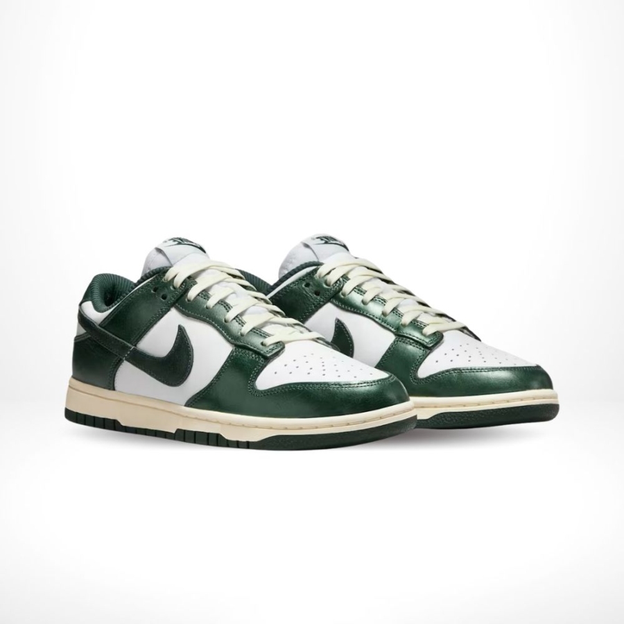 Nike Dunk Low Vintage Green White Pro Green - Image 2