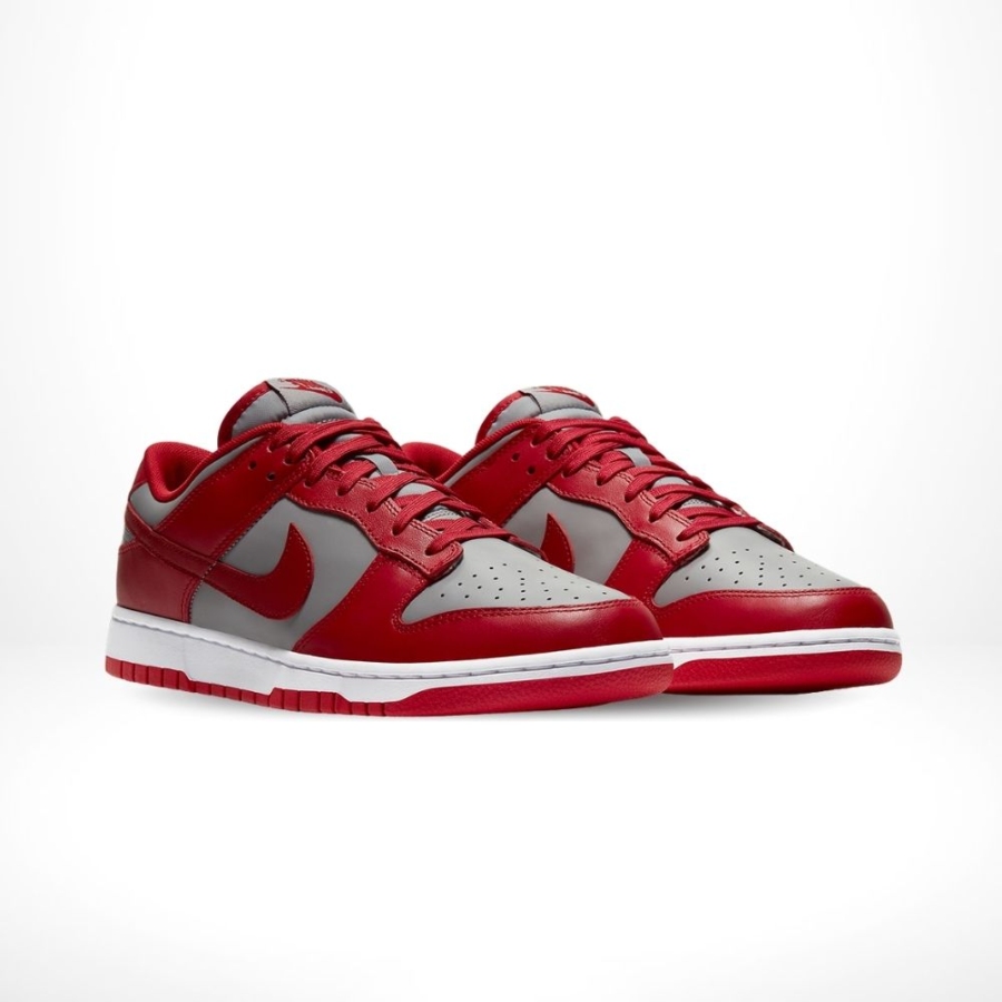 Nike Dunk Low Unlv Medium Grey Varsity Red - Image 2