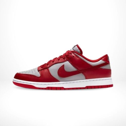 Nike Dunk Low Unlv Medium Grey Varsity Red - Image 3