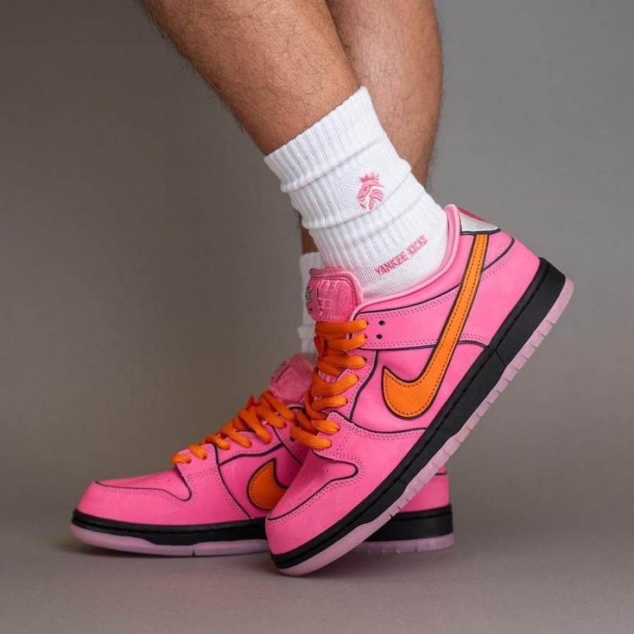 Nike SB Dunk Low X Powerpuff Girls Blossom Orange - Image 7
