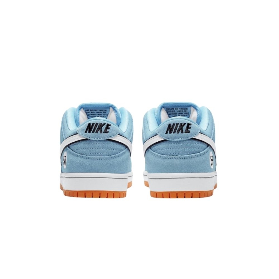 Rear view of the Nike SB Dunk Low
