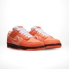 Angled front view of a full pair of Nike SB Dunk Low