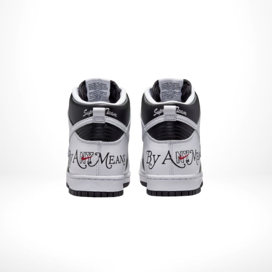 Rear view of the Nike SB Dunk Low