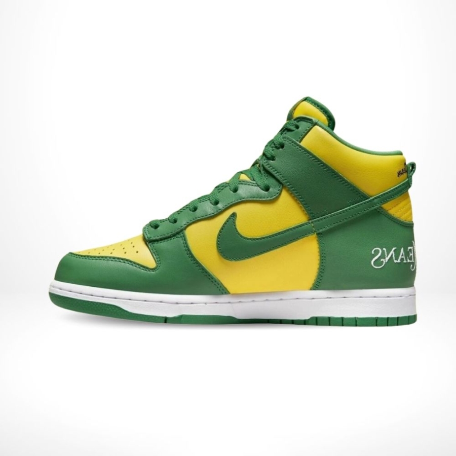 Medial side view of the Nike SB Dunk Low