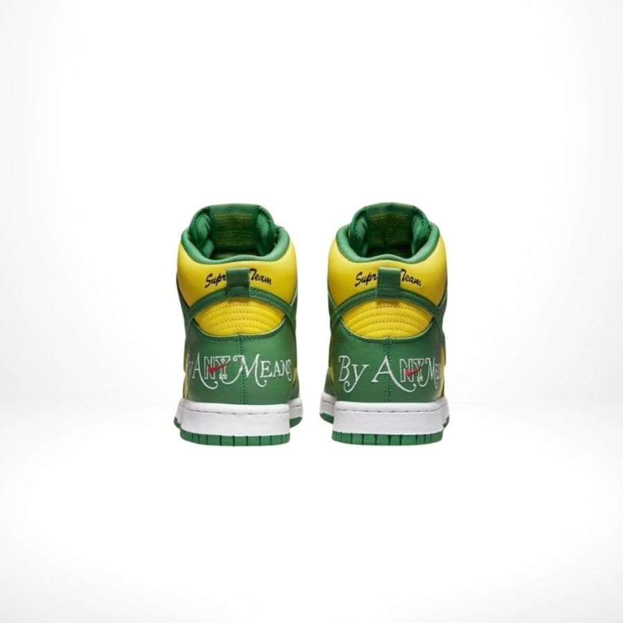 Rear view of the Nike SB Dunk Low