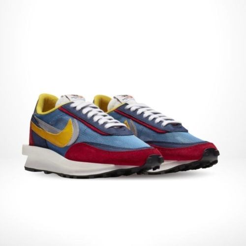 Angled front view of a full pair of Nike LD Waffle