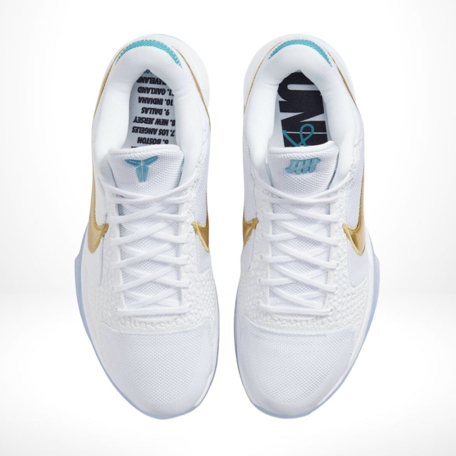 Nike Zoom Kobe Protro X Undefeated Unlucky 13 White  - Image 5