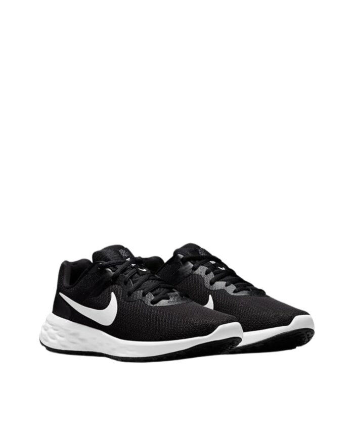 NIKE REVOLUTION 6 ROAD RUNNING BLACK WHITE IRON GREY DC3728 003