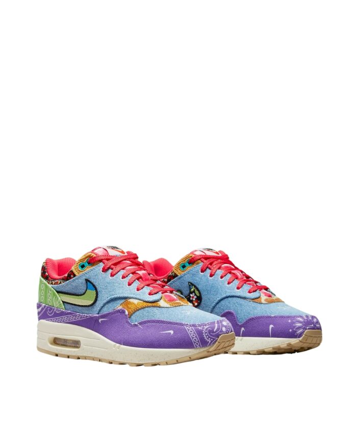 NIKE AIR MAX 1 SP CONCEPTS FAR OUT SPECIAL BOX WILD VIOLET MULTI COLOR SAIL MEAN GREEN DN1803 500