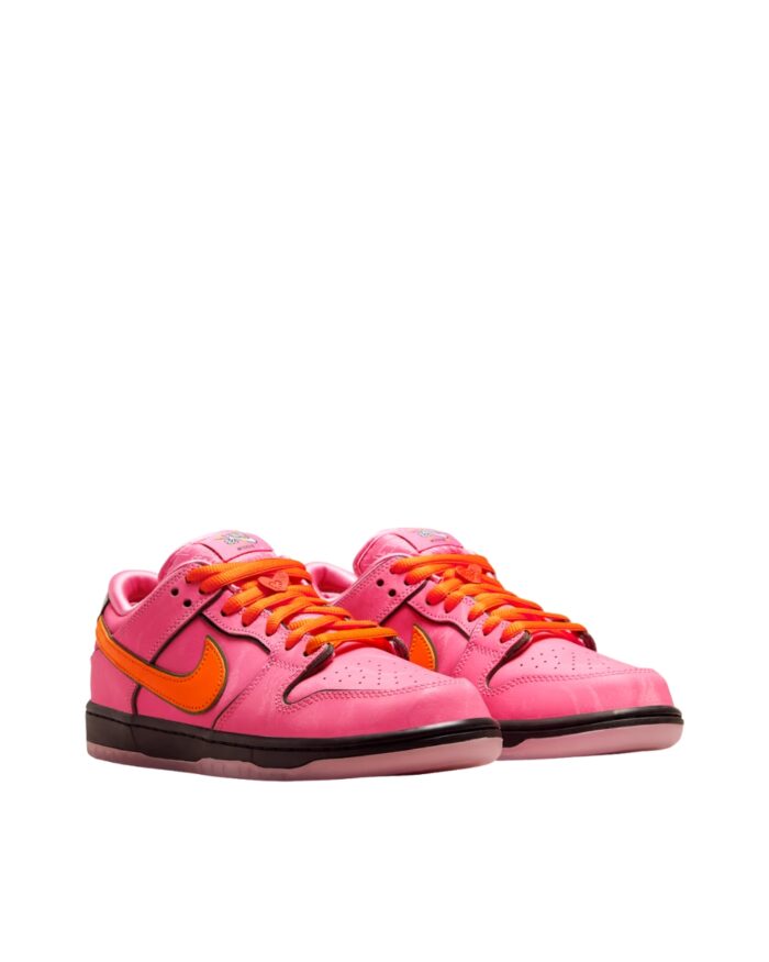NIKE SB DUNK LOW X POWERPUFF GIRLS BLOSSOM ORANGE FD2631 600