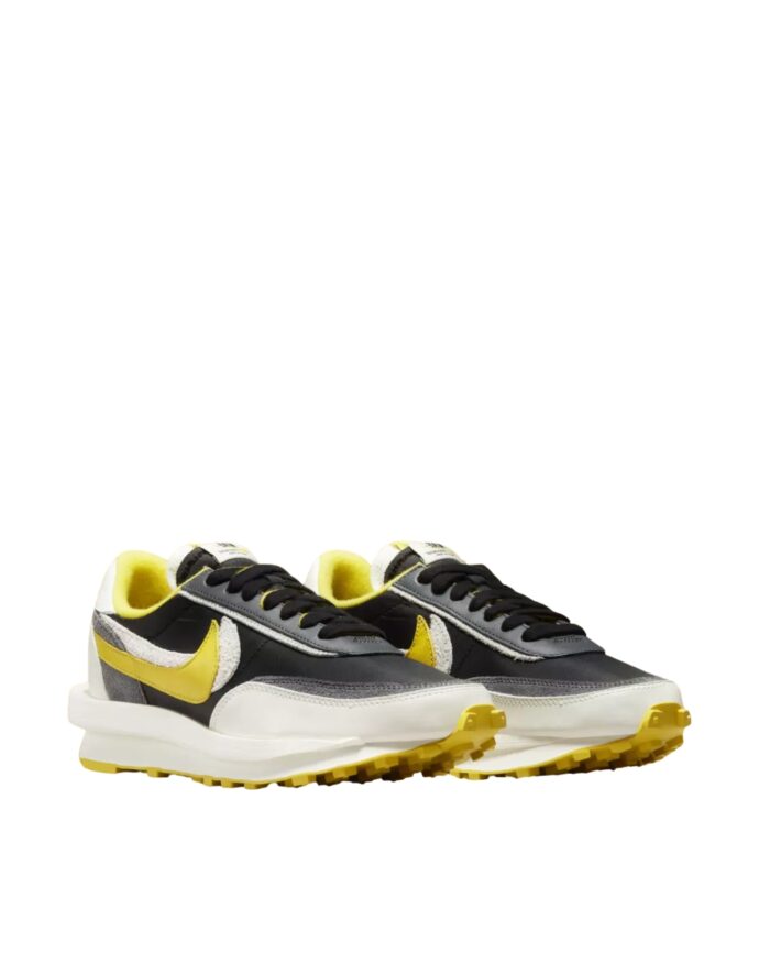 NIKE LD WAFFLE X SACAI X UNDERCOVER BLACK BRIGHT CITRON YELLOW DJ4877 001