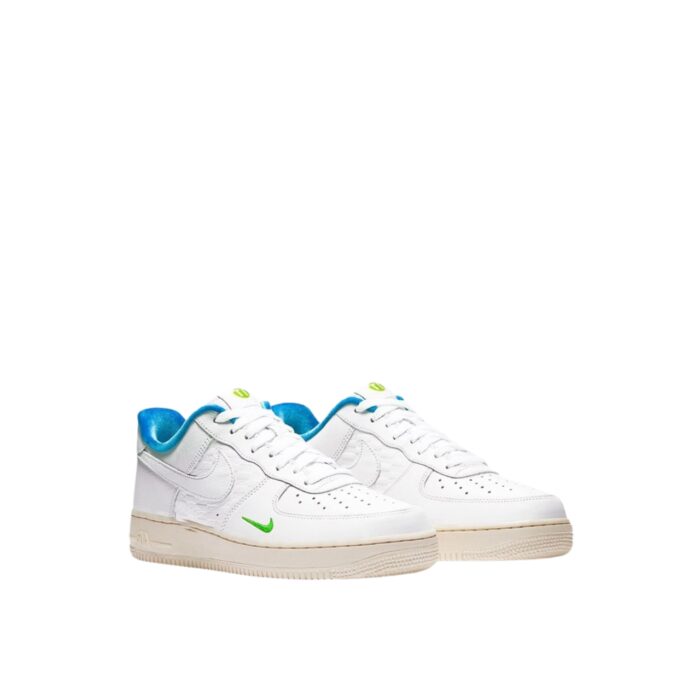 NIKE AIR FORCE 1 LOW KITH HAWAII WHITE BLUE LAGOON ALOE VERDE WHITE DC9555 100